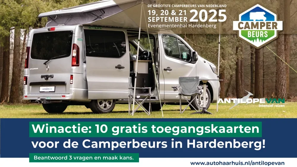 Winactie Antilope VAN Camperbeurs