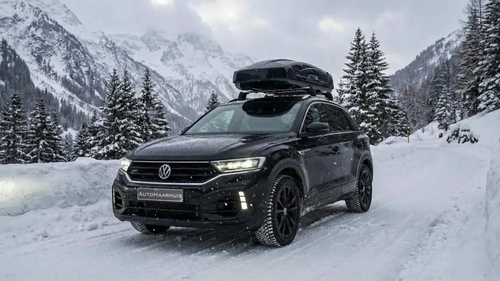 AutoHaarhuis-Verzekering-VW-T-Roc-in-de-sneeuw